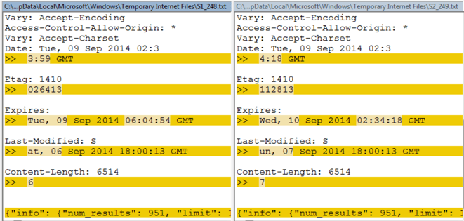 winmerge compare single line